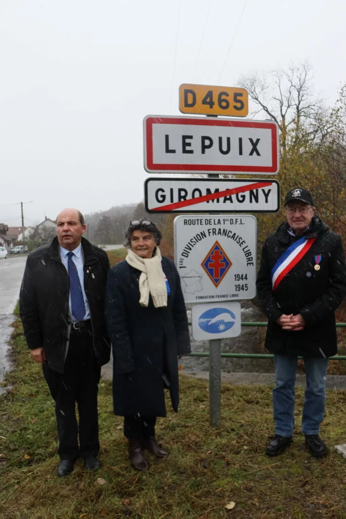 Inauguration de la « Route de la 1re DFL » – Marie Hélène Châtel - Fondation de la France Libre